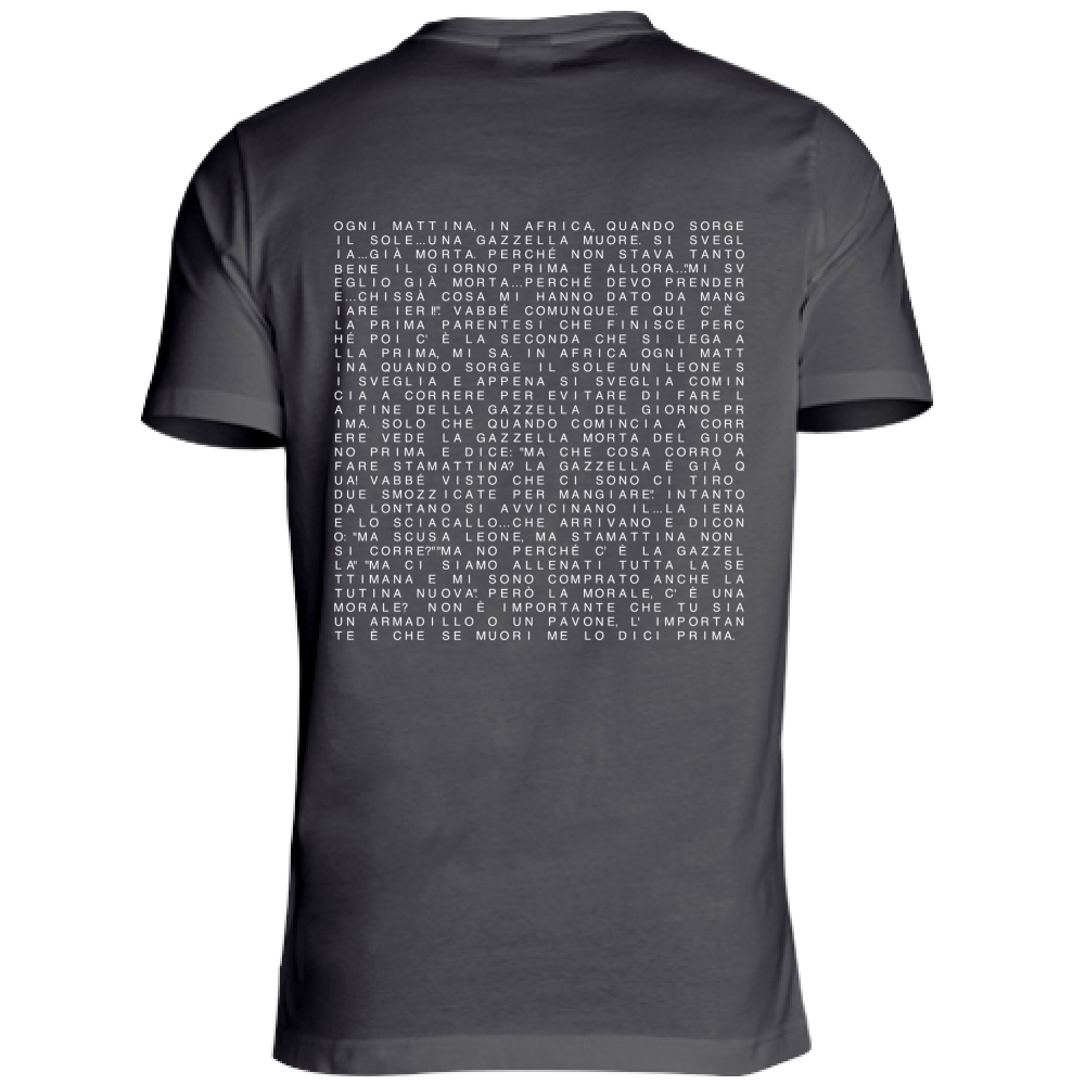 T-shirt organic Leone e Gazzella