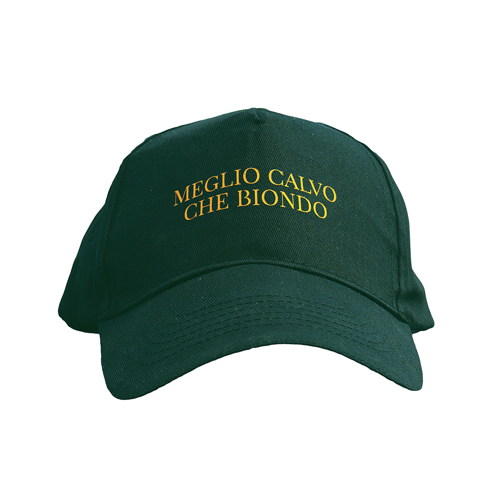 Cappellino MEGLIO CALVO CHE BIONDO