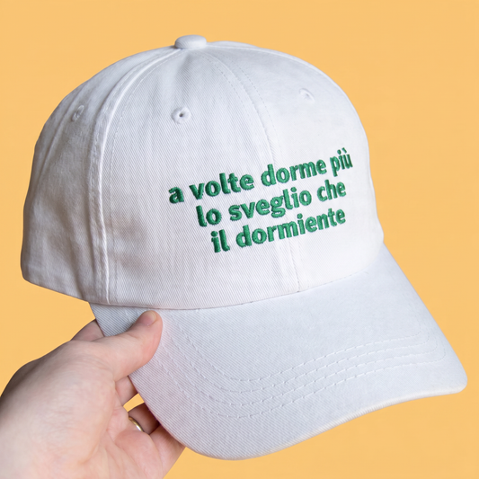 Cappellino ricamato - DORMIENTE