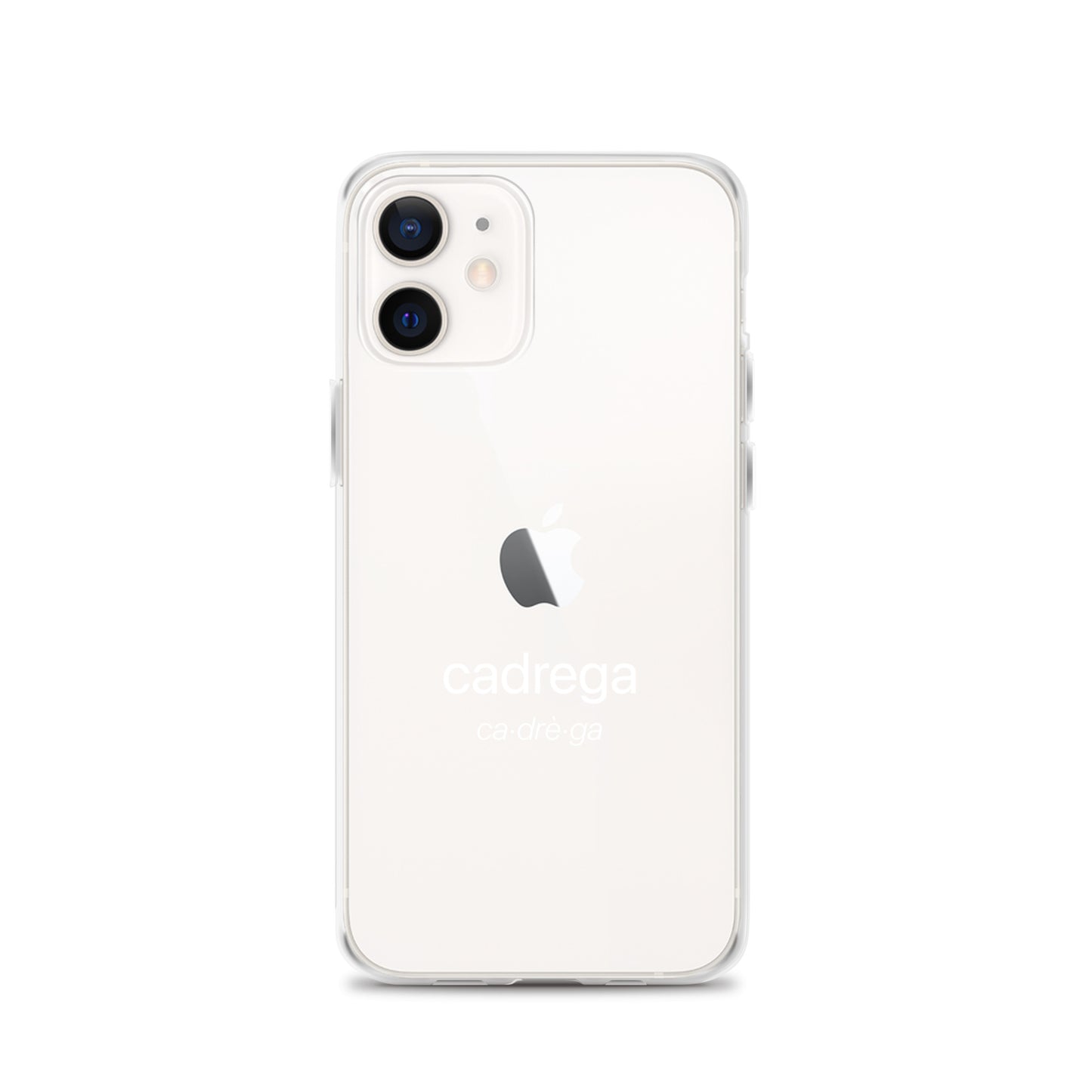 Cover iPhone Cadrega scritta bianca