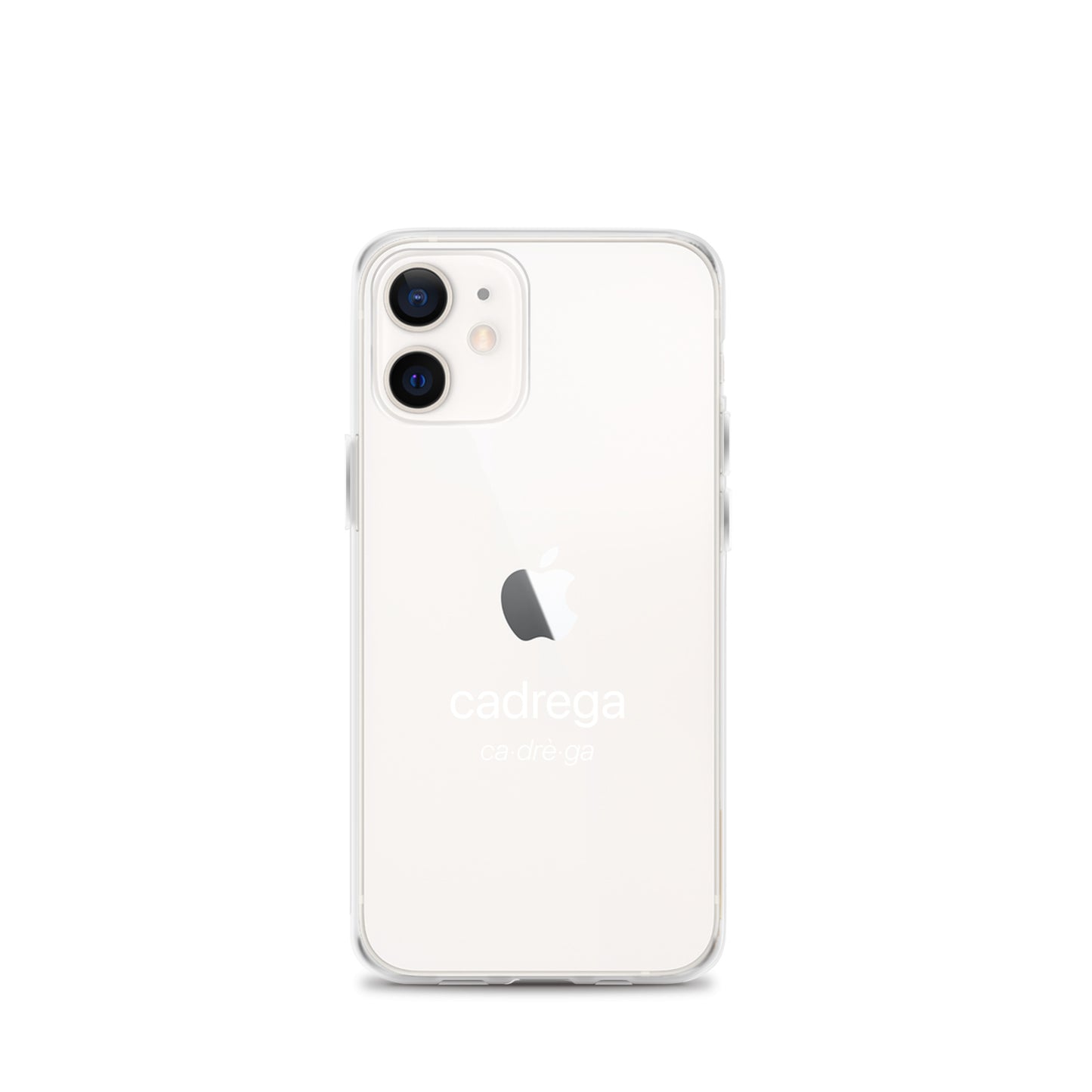 Cover iPhone Cadrega scritta bianca