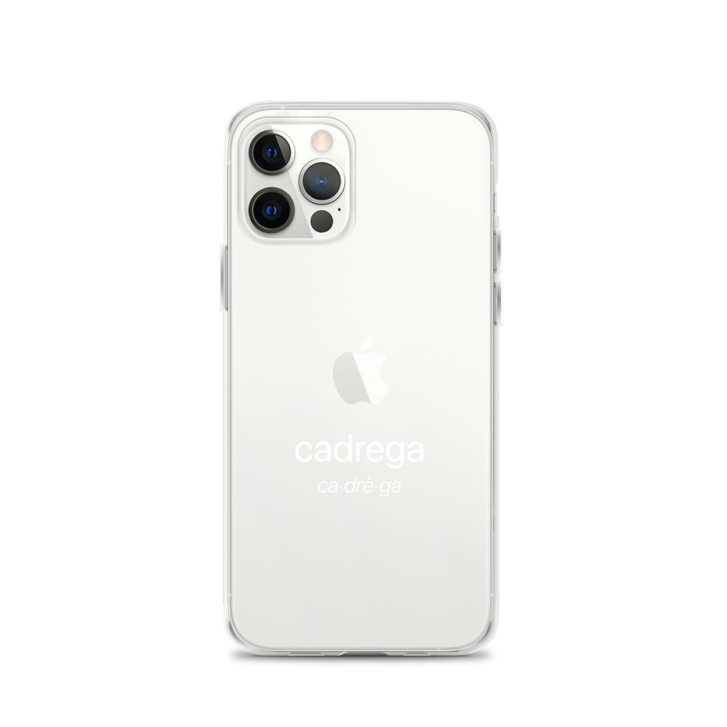 Cover iPhone Cadrega scritta bianca