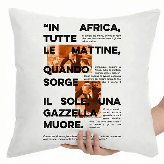 Cuscino - LEONE E GAZZELLA
