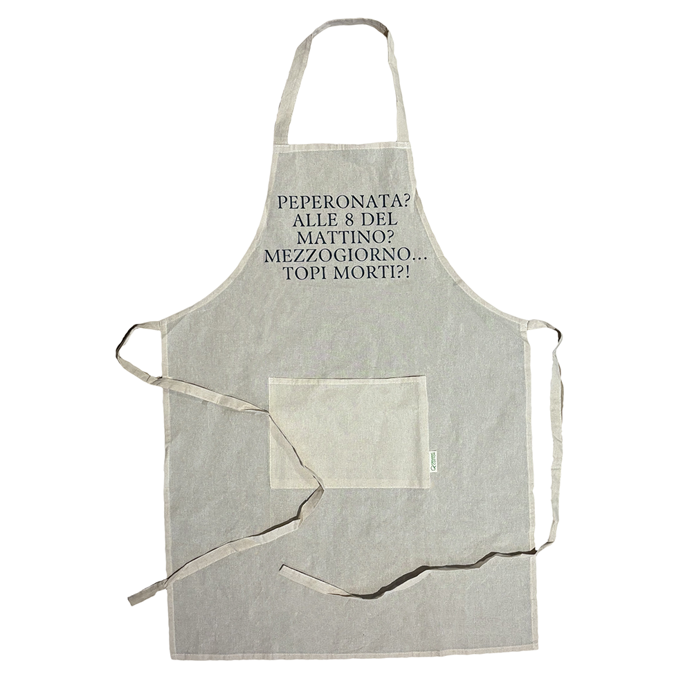 Grembiule PEPERONATA? ALLE 8 DEL MATTINO? MEZZOGIORNO... TOPI MORTI?!