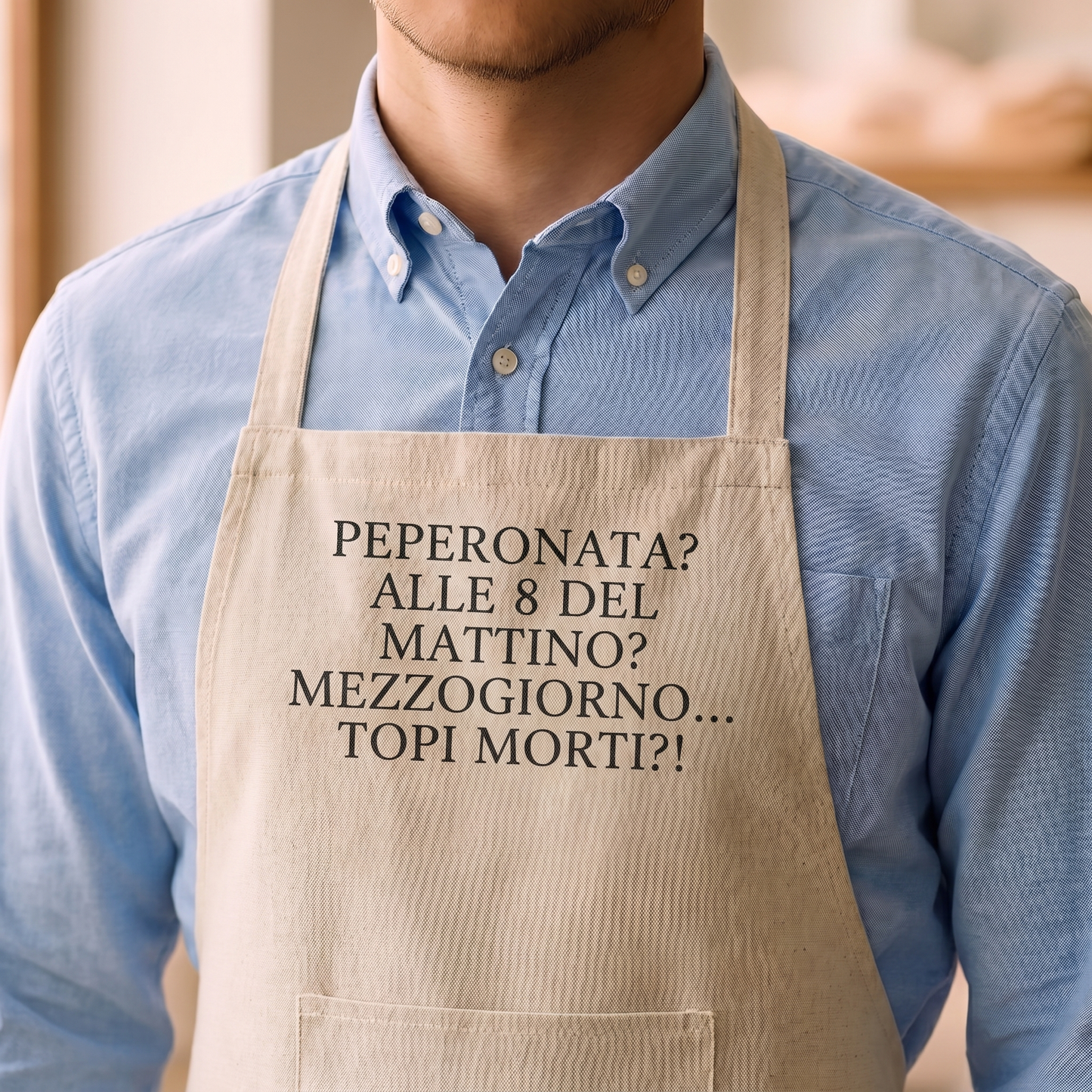 Grembiule - PEPERONATA? ALLE 8 DEL MATTINO? MEZZOGIORNO... TOPI MORTI?!