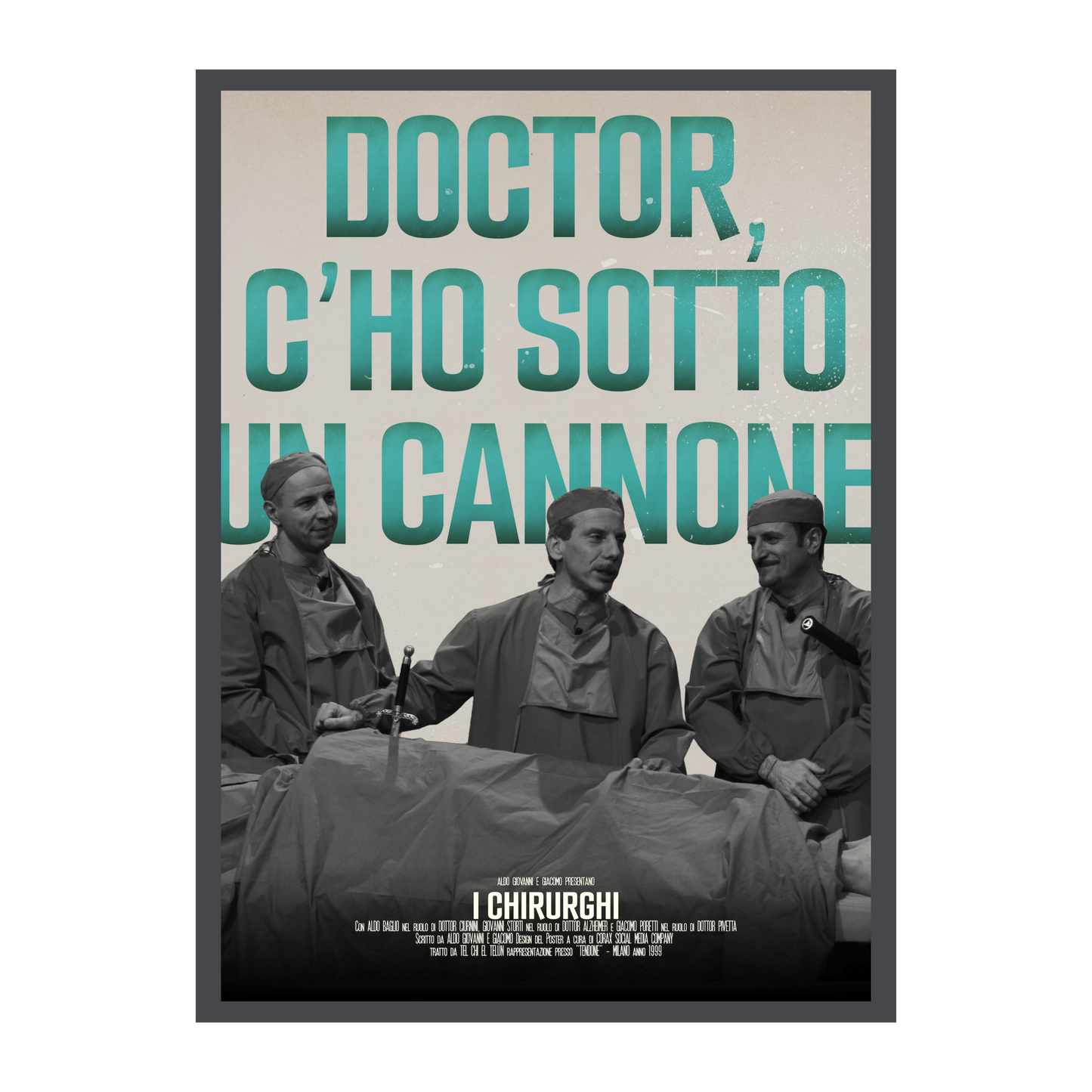 Poster C'HO SOTTO UN CANNONE