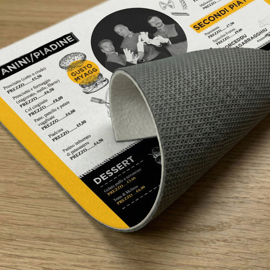 Tovaglietta colazione - IL MENÙ DI AGG