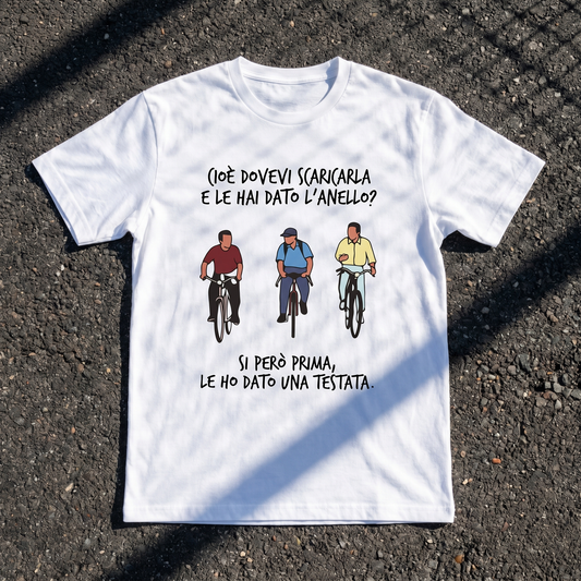 T-shirt - CIOÈ DOVEVI SCARICARLA E LE HAI DATO L'ANELLO?