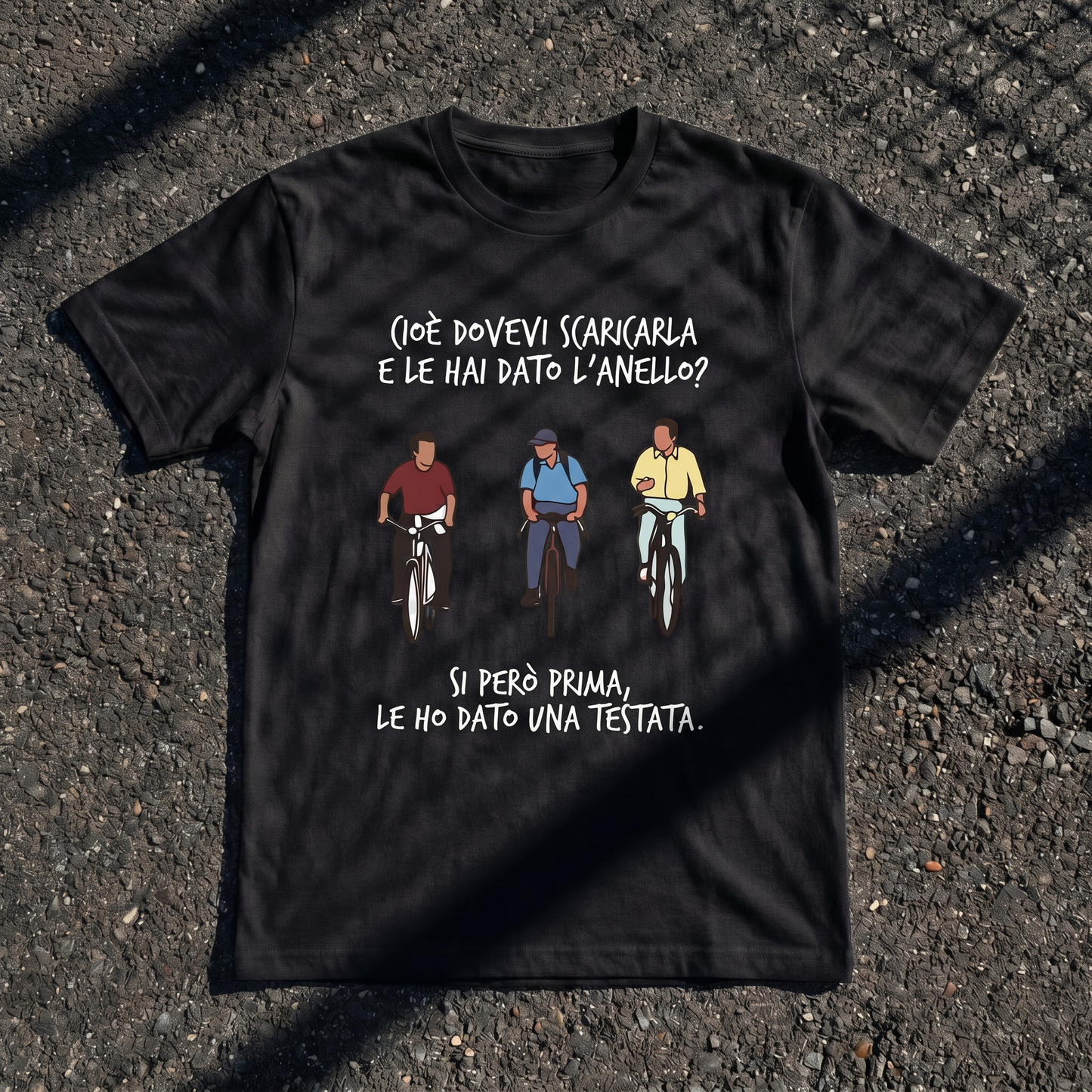 T-shirt - CIOÈ DOVEVI SCARICARLA E LE HAI DATO L'ANELLO?