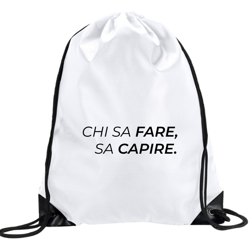 Zaino chi sa fare, sa capire