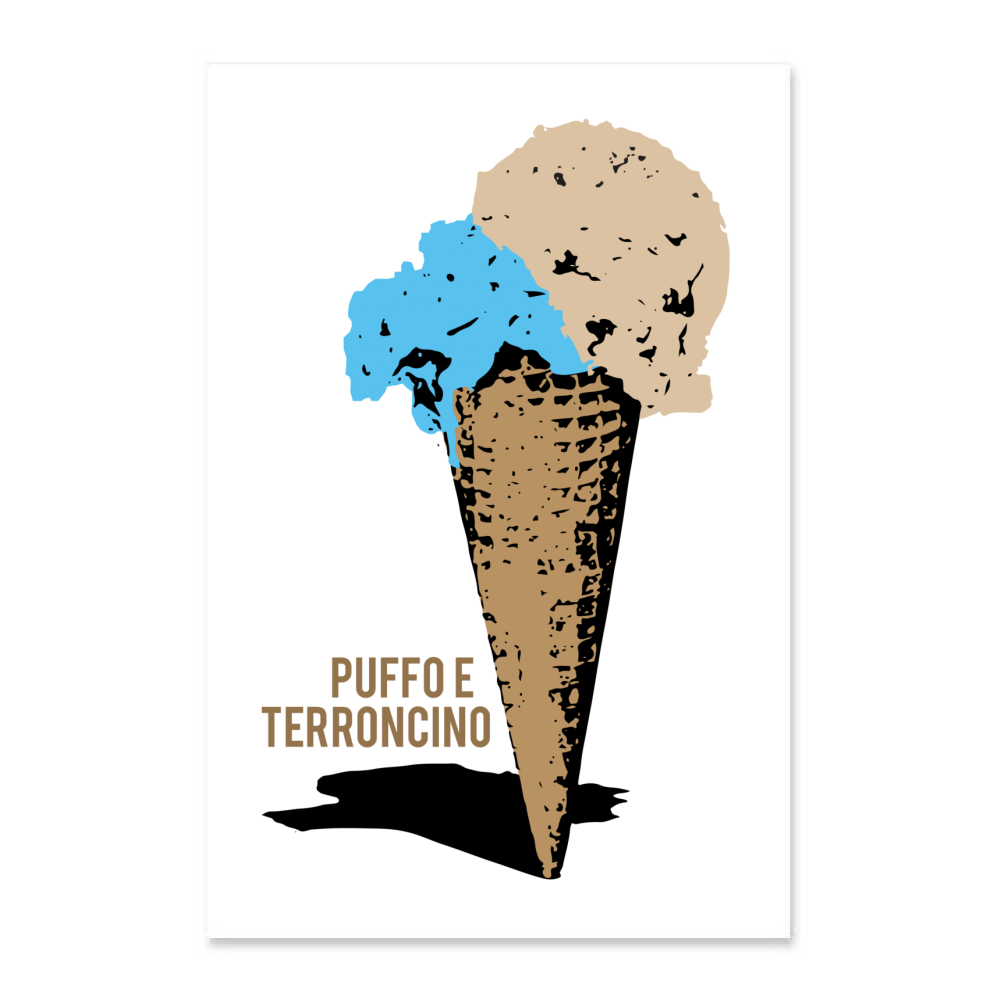 Poster 30x45 Puffo e Terroncino