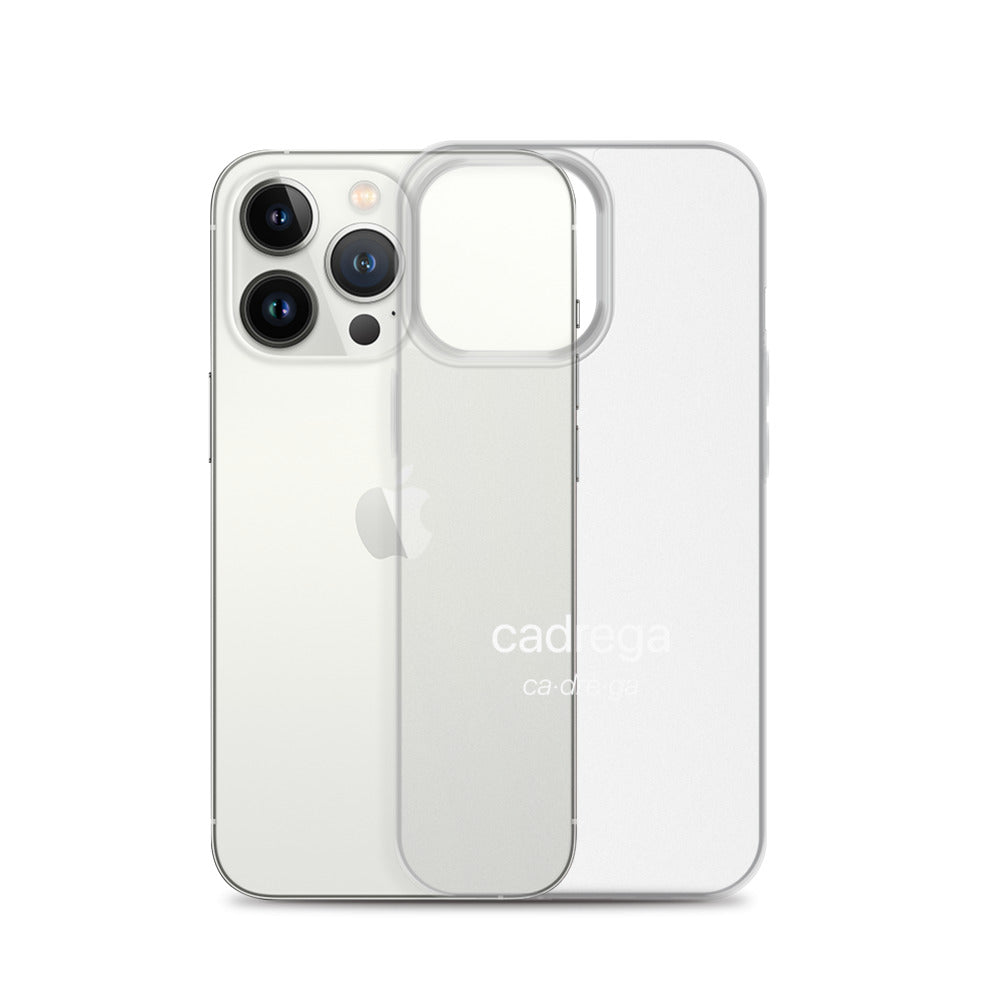 Cover iPhone Cadrega scritta bianca