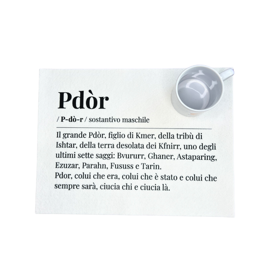 Tovaglietta colazione PDOR - NUOVO