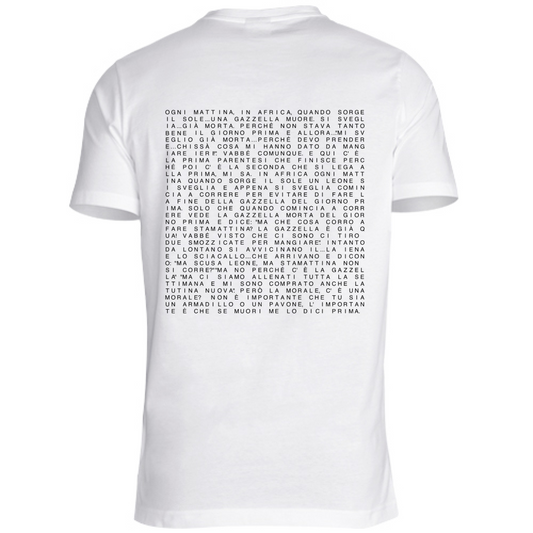 T-shirt organic Leone e Gazzella