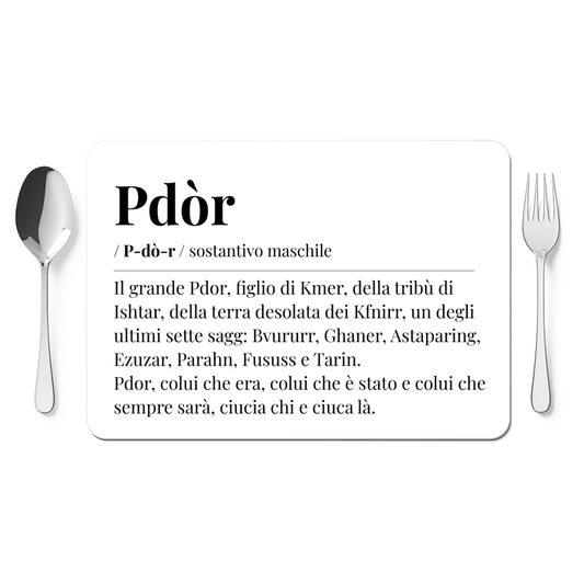 Tovaglietta colazione PDÒR