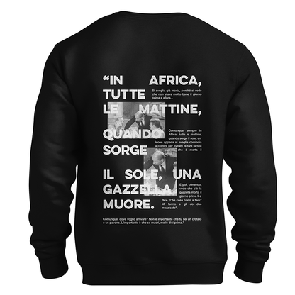 Felpa LEONE E GAZZELLA (nuova collezione)