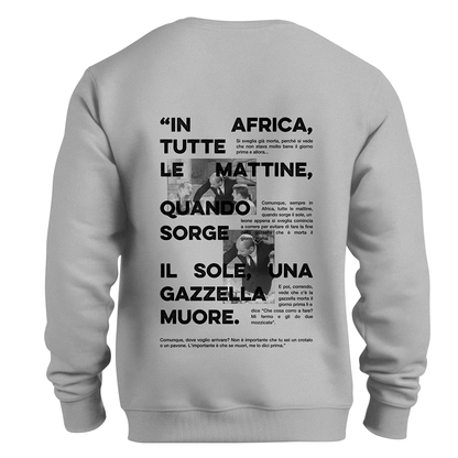 Felpa LEONE E GAZZELLA (nuova collezione)