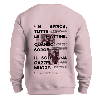 Felpa LEONE E GAZZELLA (nuova collezione)