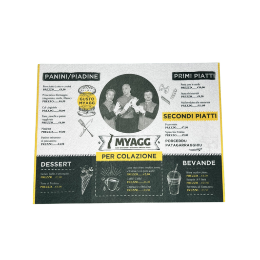 Tovaglietta colazione IL MENU DI AGG - NUOVO