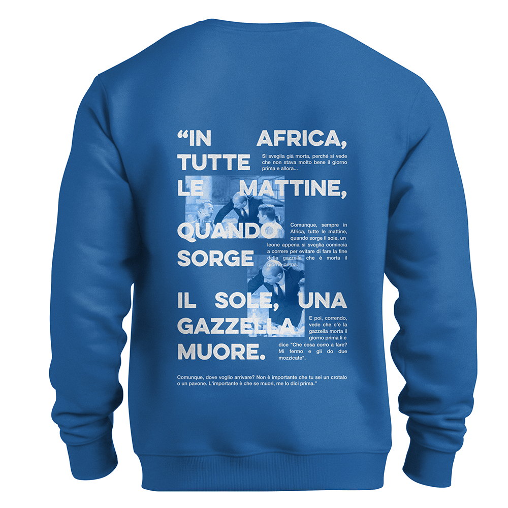 Felpa LEONE E GAZZELLA (nuova collezione)