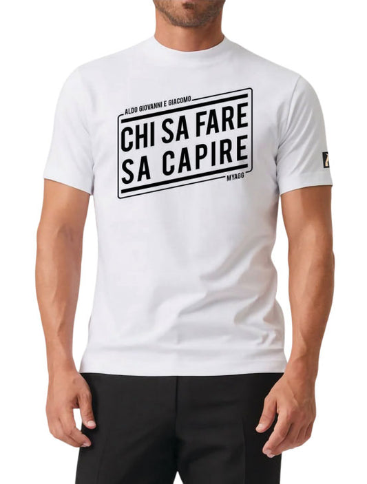 T-Shirt Chi Sa Fare Sa Capire