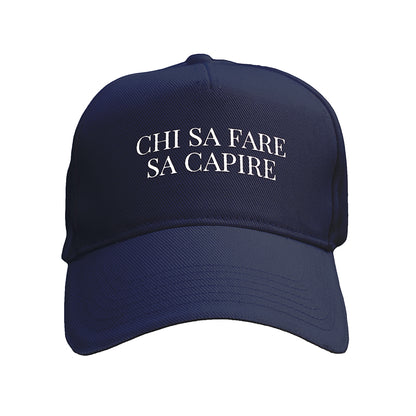 Cappellino CHI SA FARE SA CAPIRE