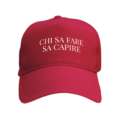 Cappellino CHI SA FARE SA CAPIRE