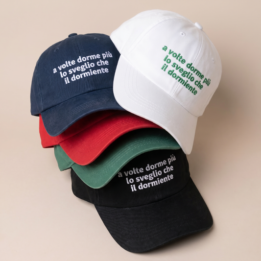 Cappellino ricamato - DORMIENTE
