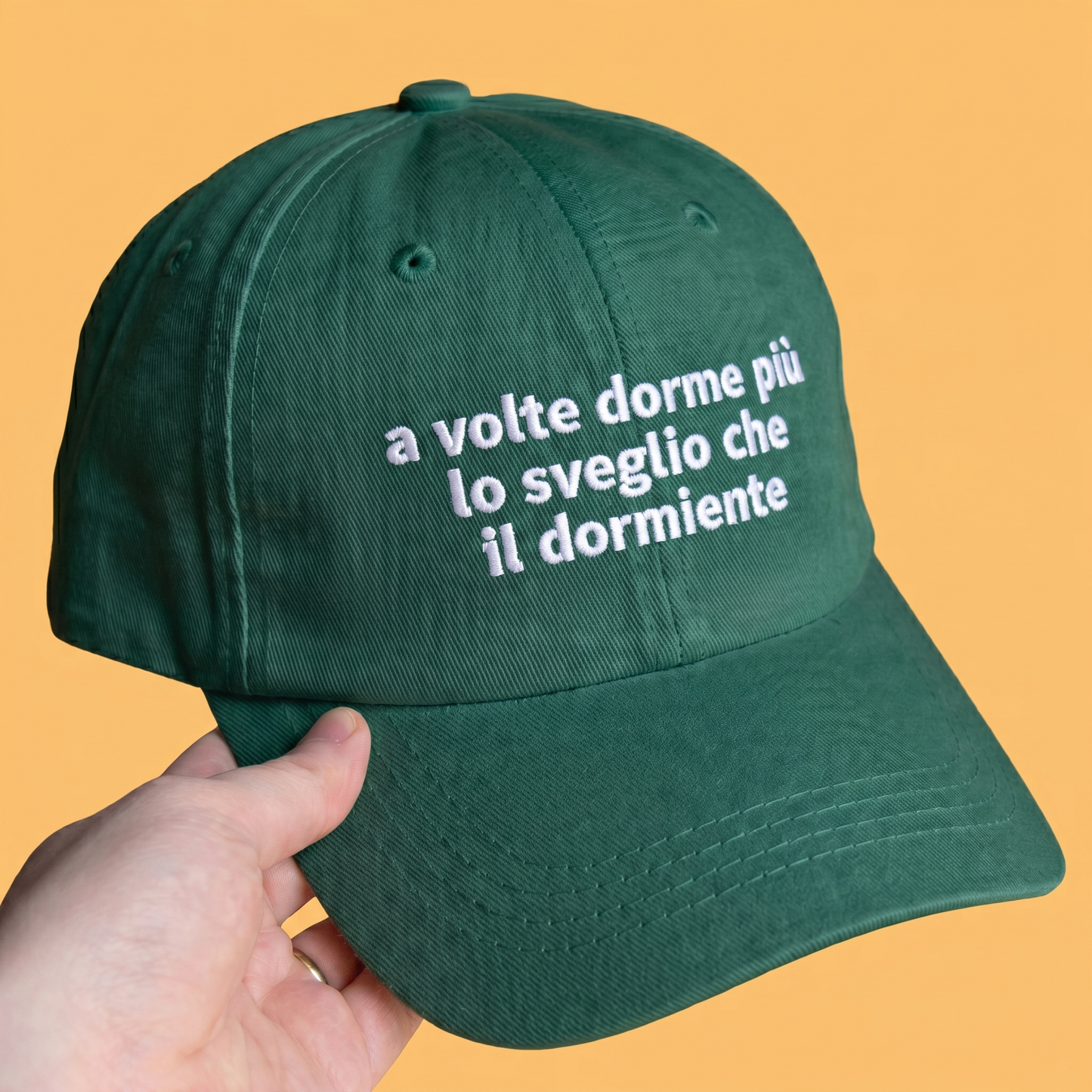 Cappellino ricamato - DORMIENTE