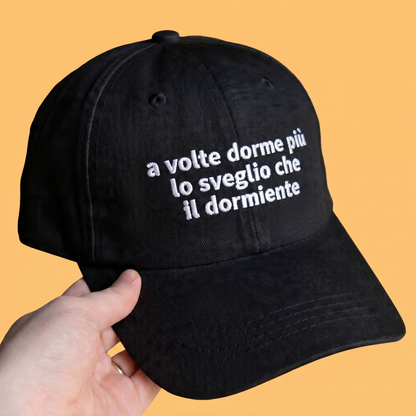 Cappellino ricamato - DORMIENTE