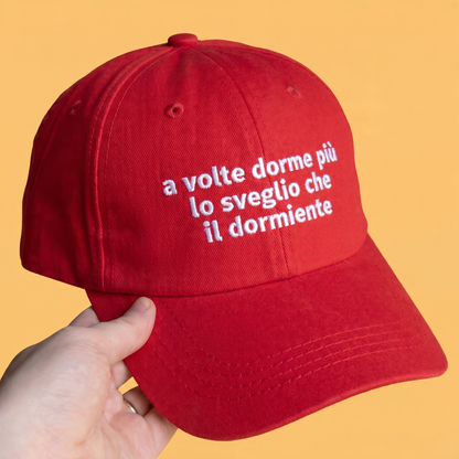 Cappellino ricamato - DORMIENTE