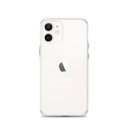 Cover iPhone Cadrega scritta bianca