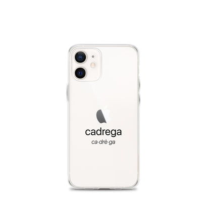 Cover iPhone Cadrega scritta nera