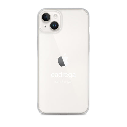 Cover iPhone Cadrega scritta bianca