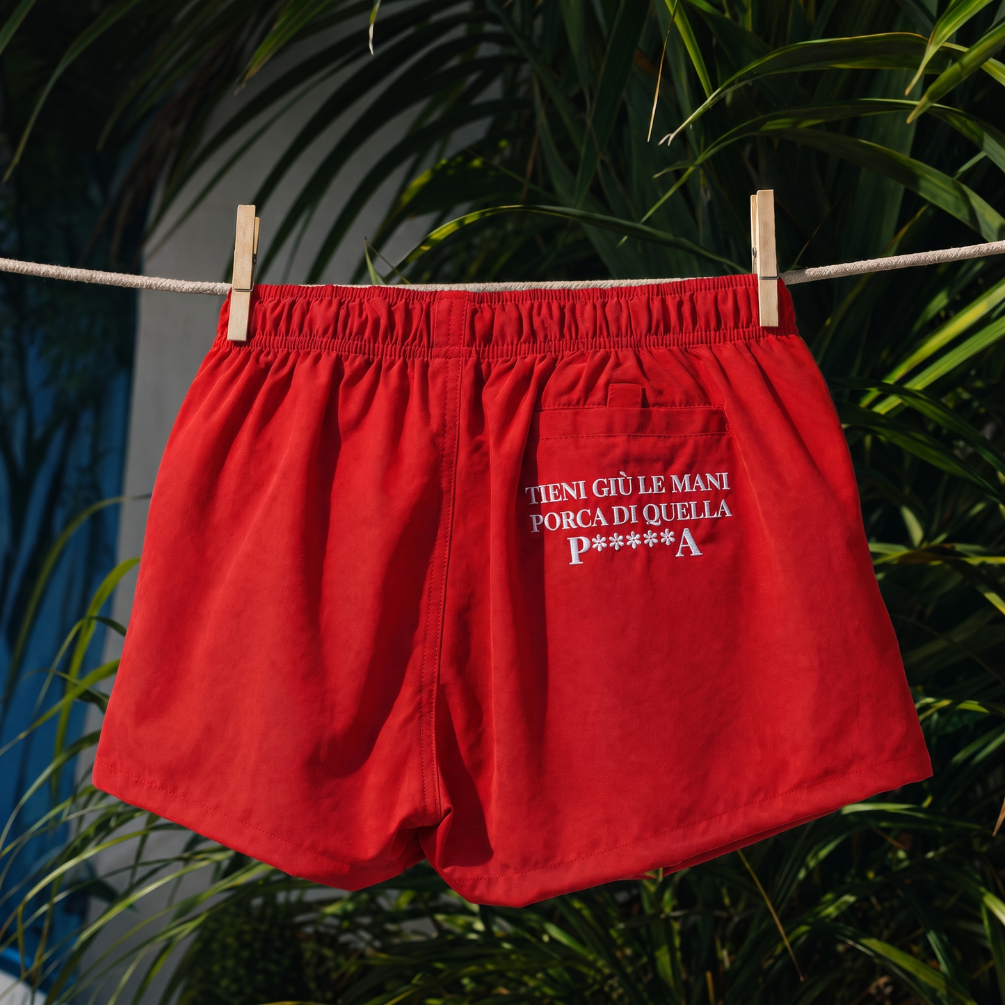 Costume da bagno ricamato - TIENI GIÙ LE MANI