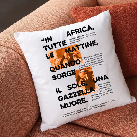 Cuscino - LEONE E GAZZELLA
