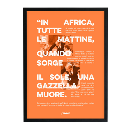 Poster - LEONE E GAZZELLA