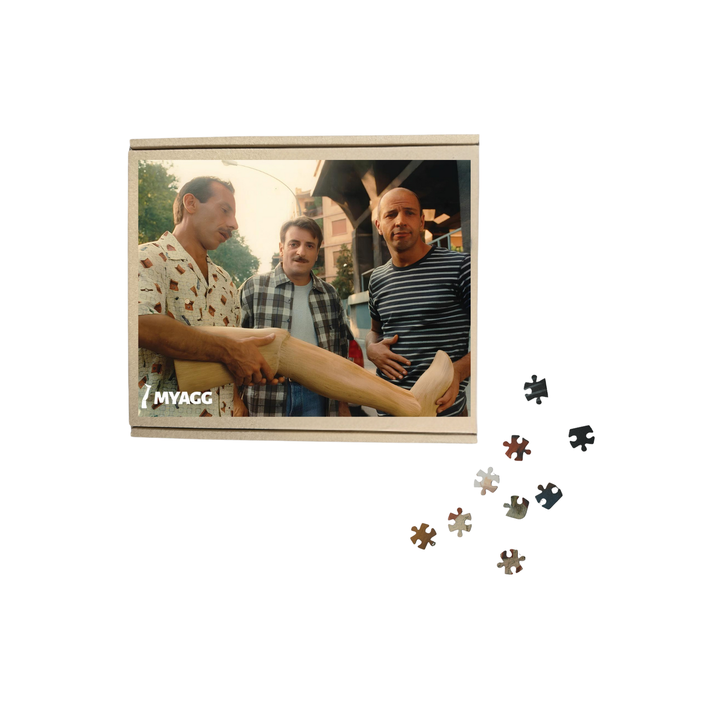 Puzzle - TRE UOMINI E UNA GAMBA