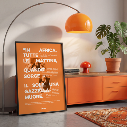 Poster - LEONE E GAZZELLA