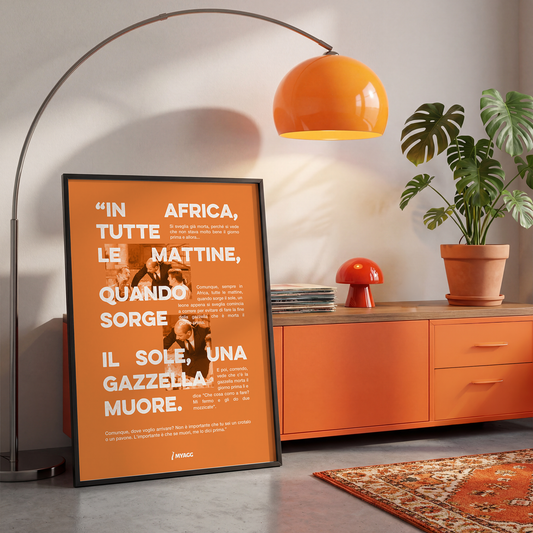 Poster - LEONE E GAZZELLA