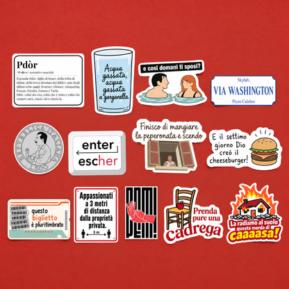 Stickers - Pack (13 pezzi)