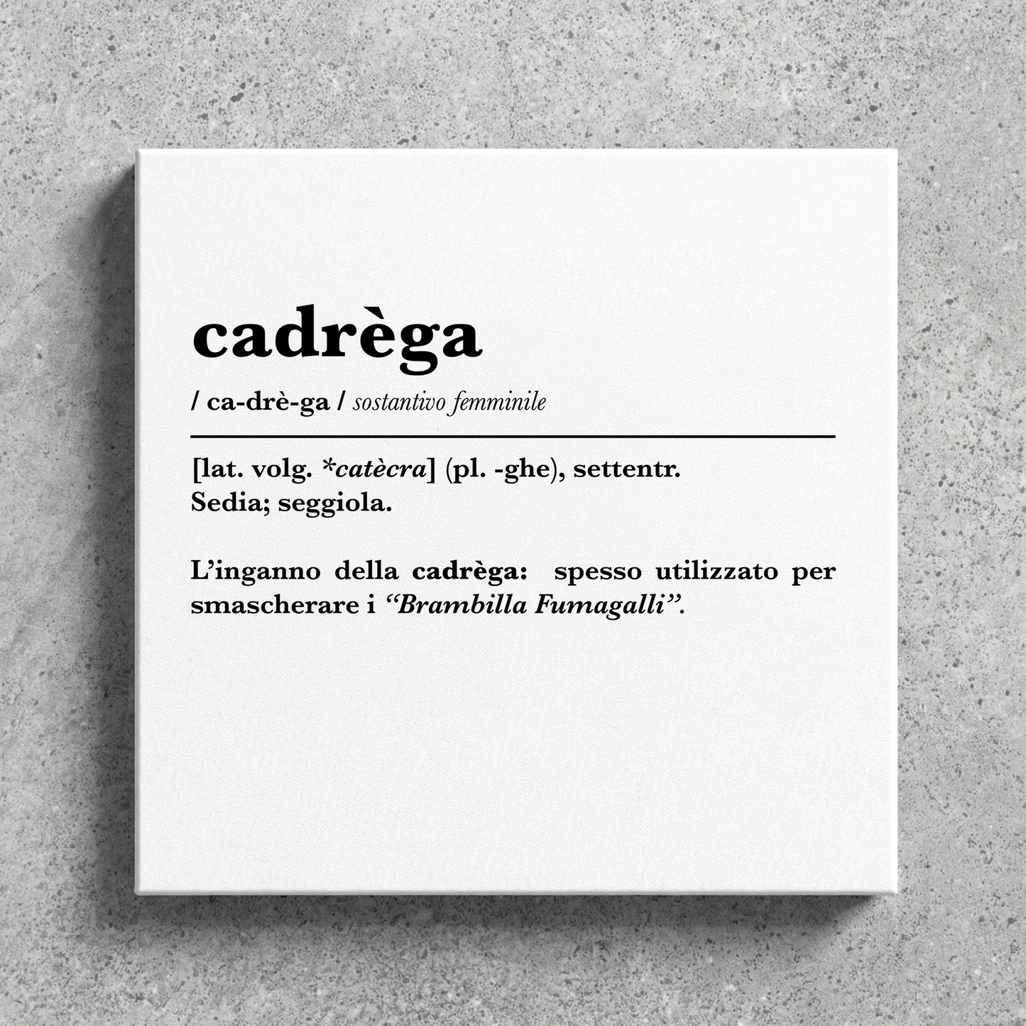 Canvas - CADREGA