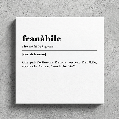 Canvas - FRANABILE