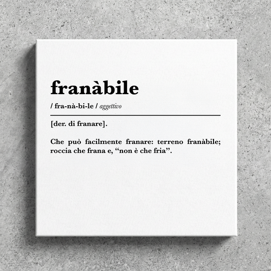 Canvas - FRANABILE