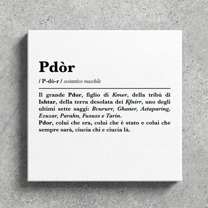 Canvas - PDOR