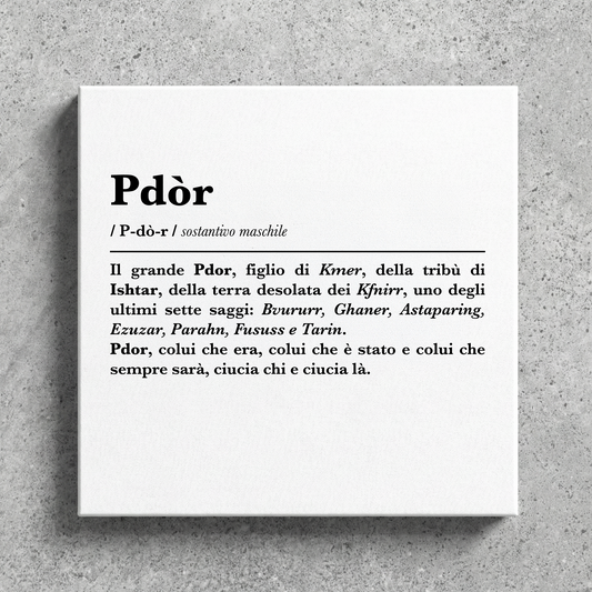 Canvas - PDOR