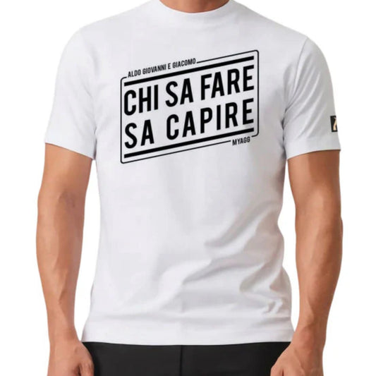 T-Shirt Chi Sa Fare Sa Capire