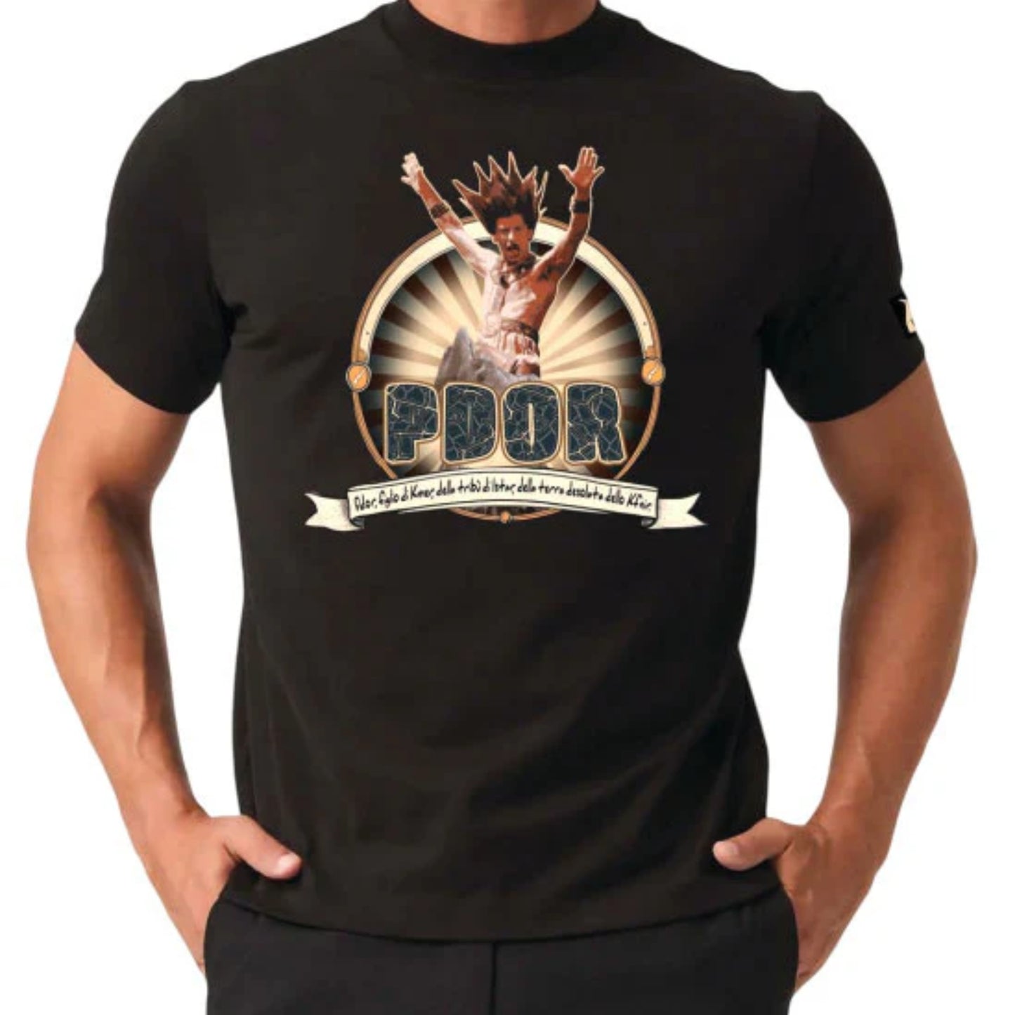 T-Shirt colorata Pdor