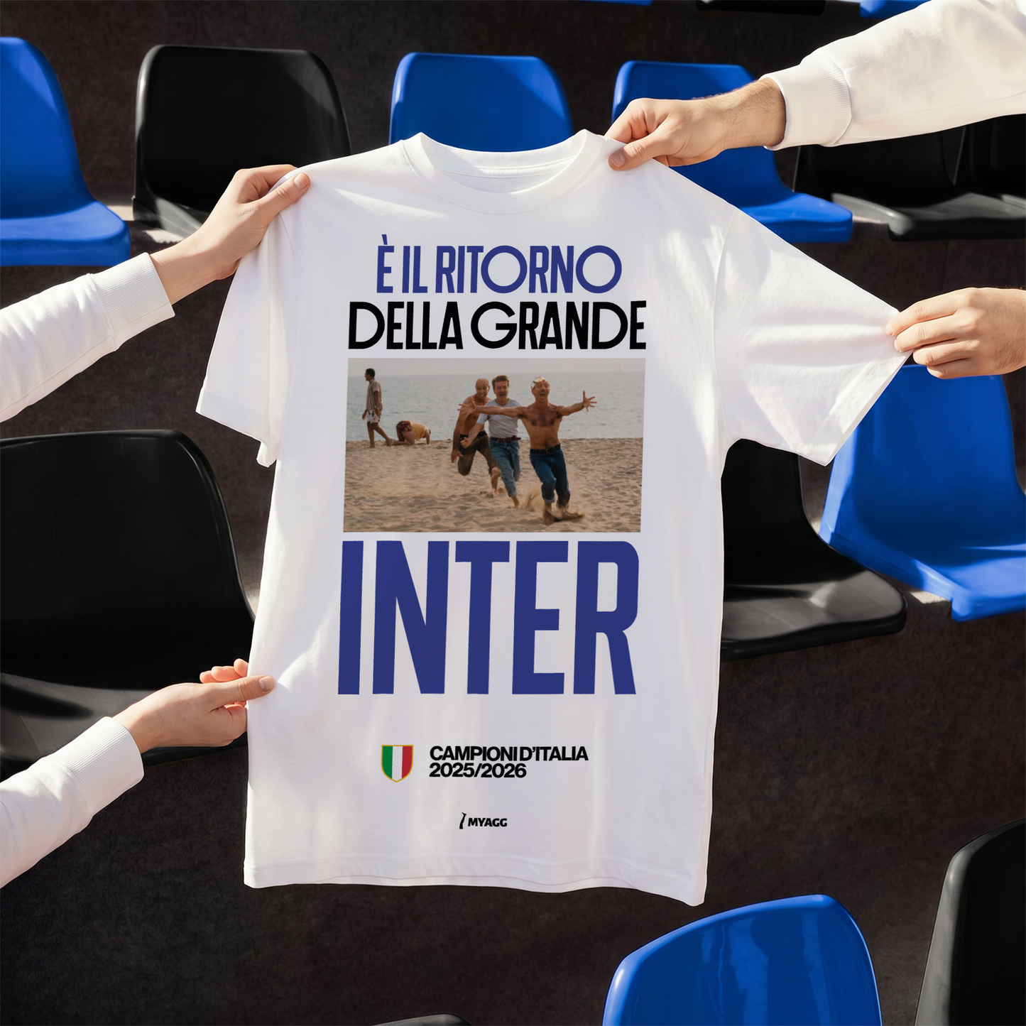 T-shirt celebrativa - "È IL RITORNO DELLA GRANDE INTER"
