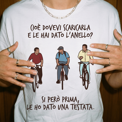 T-shirt - CIOÈ DOVEVI SCARICARLA E LE HAI DATO L'ANELLO?